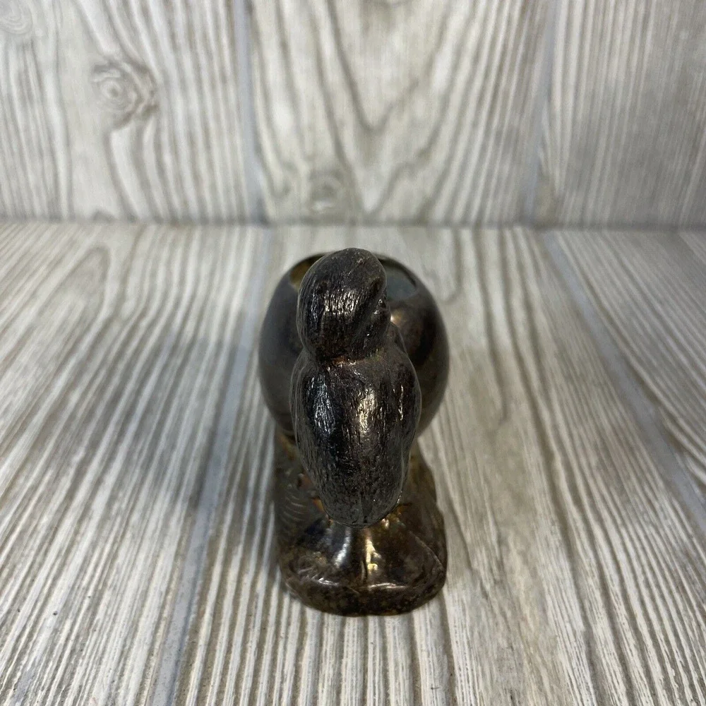 Vintage Jennings Brothers JB 222 Silver Plate Chick and Egg Toothpick Holder